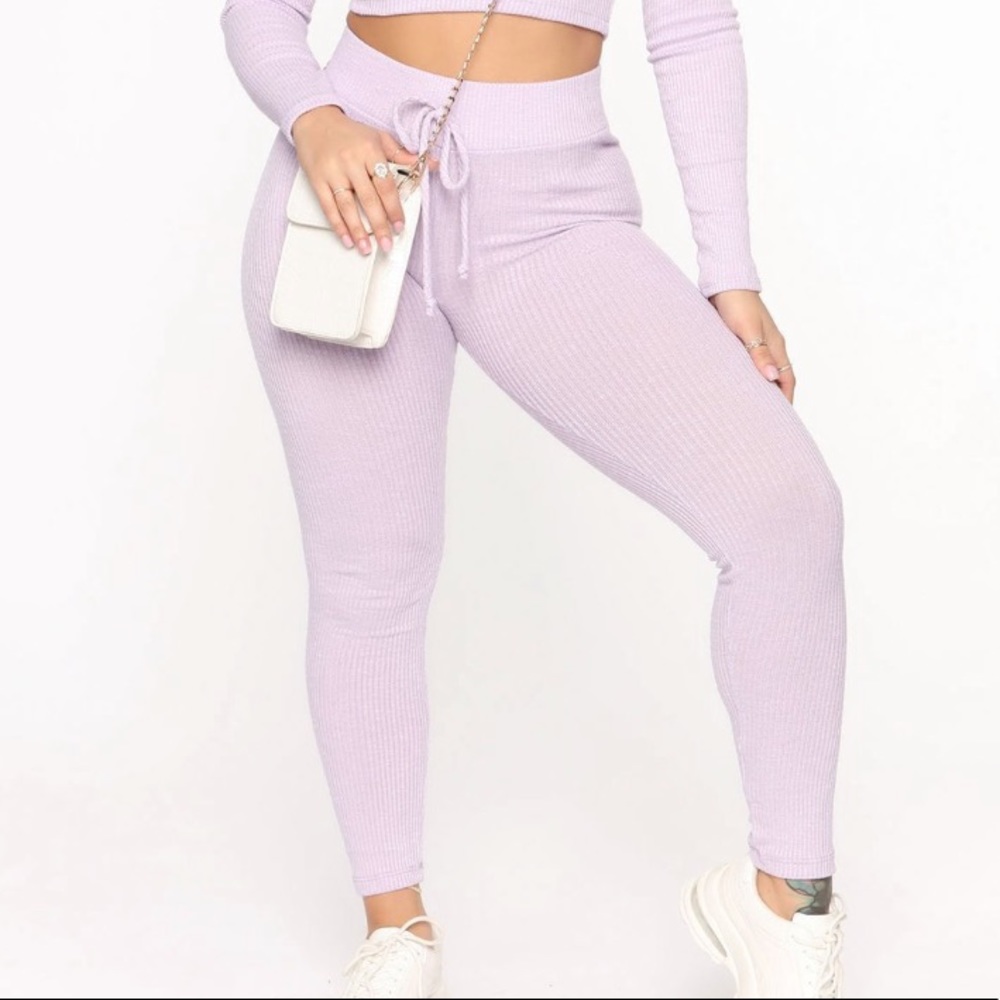 lavender leggings